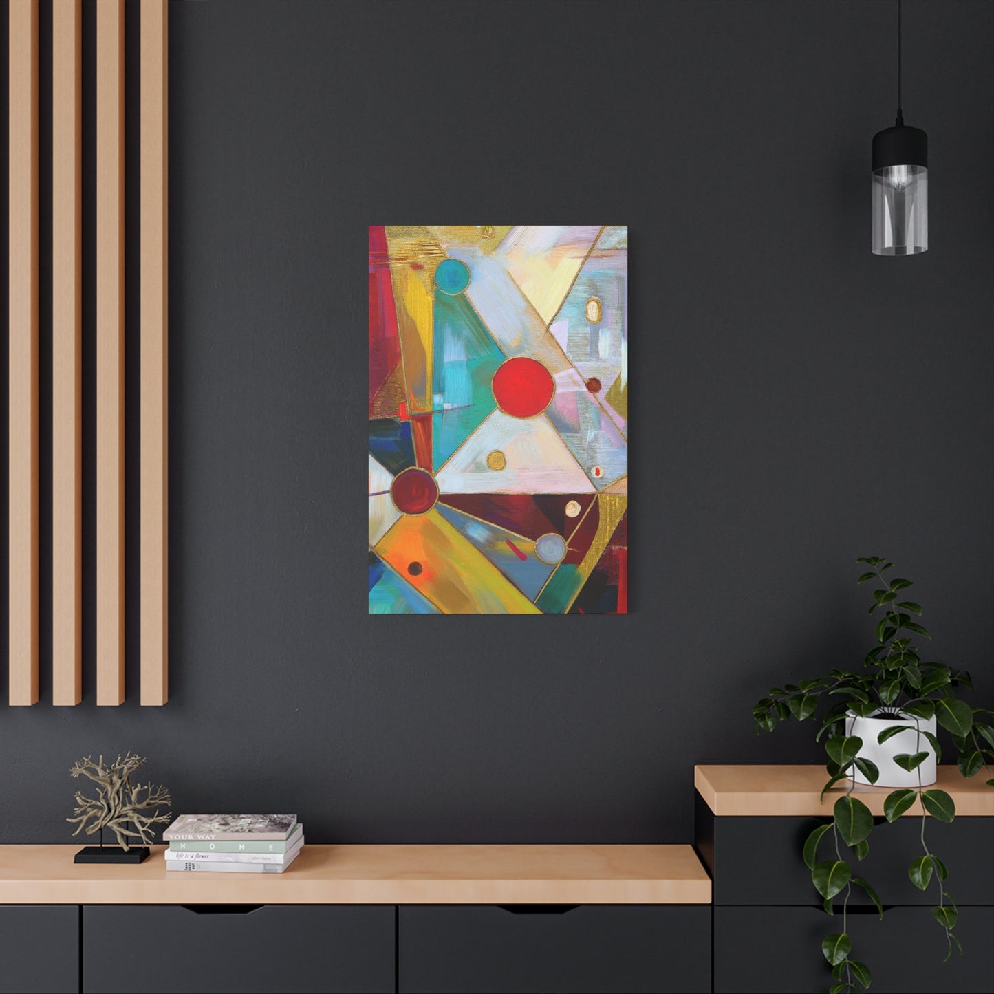 Abstract Oil Painting Print Canvas 20x24,20x30,24x30 24x32,24x36,30x40 32x48,36x48,40x60 Pine-Wood Inner Frame ABS-177