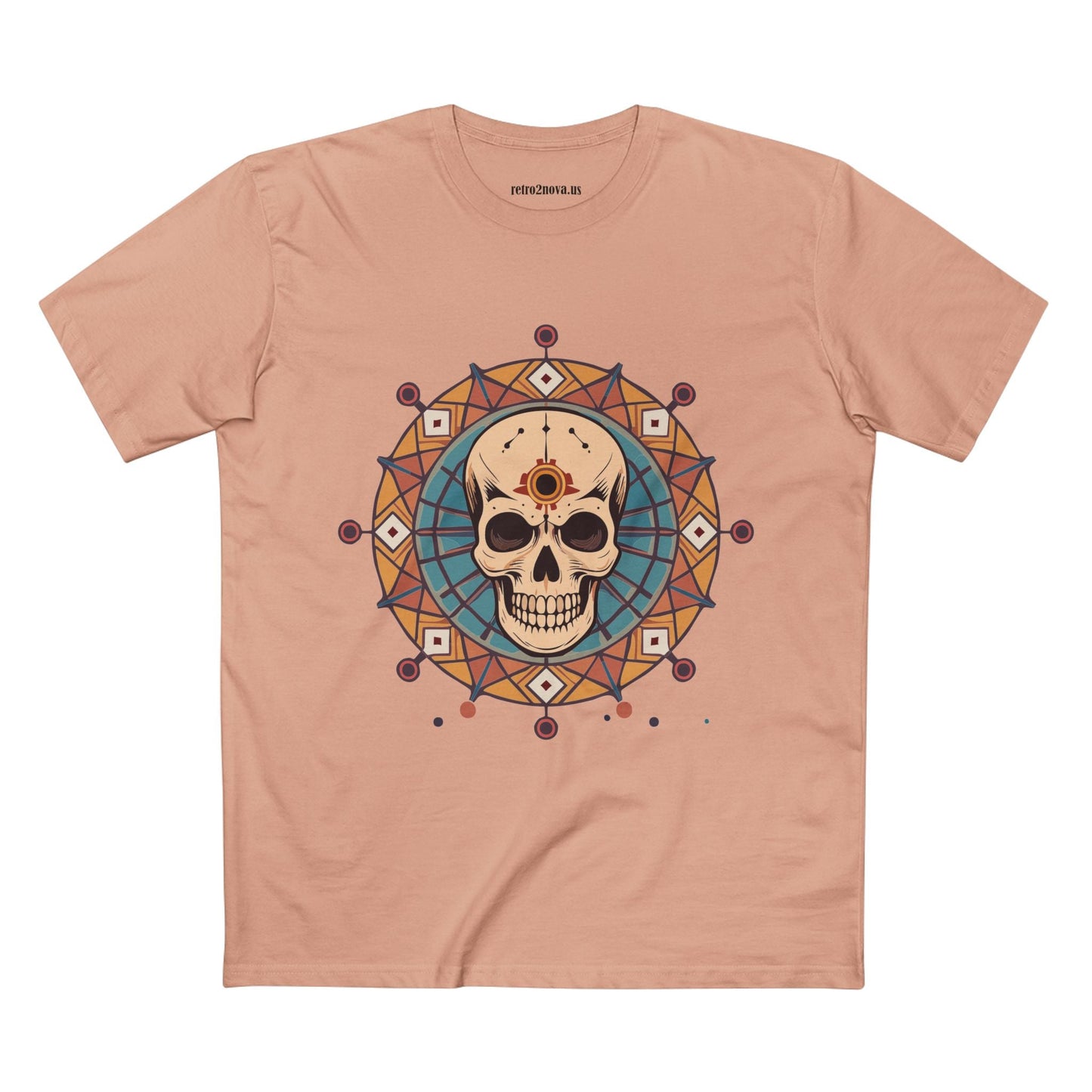 Skull And Skeleton Shirt Unisex Premium Cotton Tee Art Design From Retro2Nova SS54