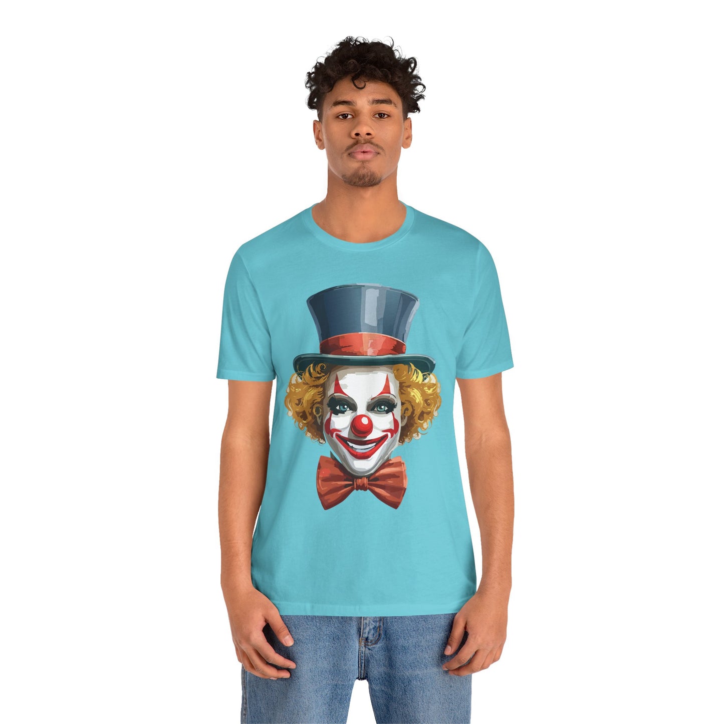 Clown Shirt, Funny Shirt, T-Shirt with Clown, Funny Art Design Tee, Circus Tees, Circus T-Shirt, Unisex Humor Wear 11