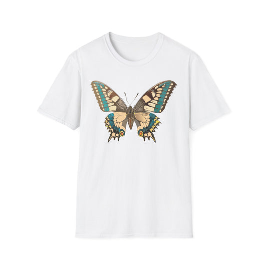Unisex Butterfly T Shirt Softstyle 64000 Ring Spun Cotton Lightweight Tee Breathable Everyday Comfort