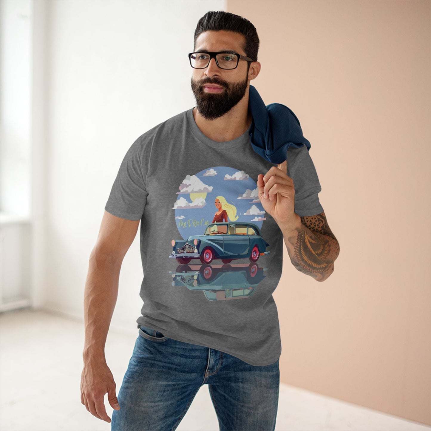 Retro Car Shirts Vintage Car Shirts RC 12 Unisex Premium Cotton Art Design Tee Collection