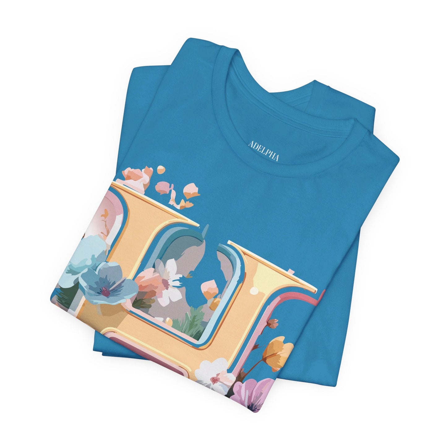 Letter H Graphic Tee Unisex Short Sleeve Shirt By Adelpha Featuring Vintage Inspired Artwork