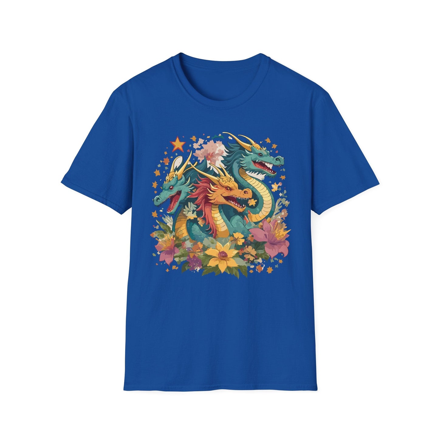 Dragon Graphic Unisex 100 Cotton Tee with Animal Artwork Design 8