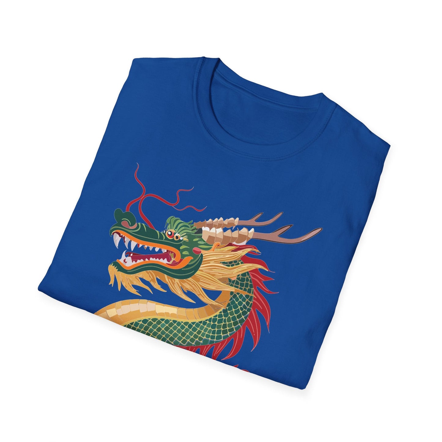 Dragon T Shirt Unisex Dragon Shirt With Animal Art Design Gildan Softstyle 64000 Tee