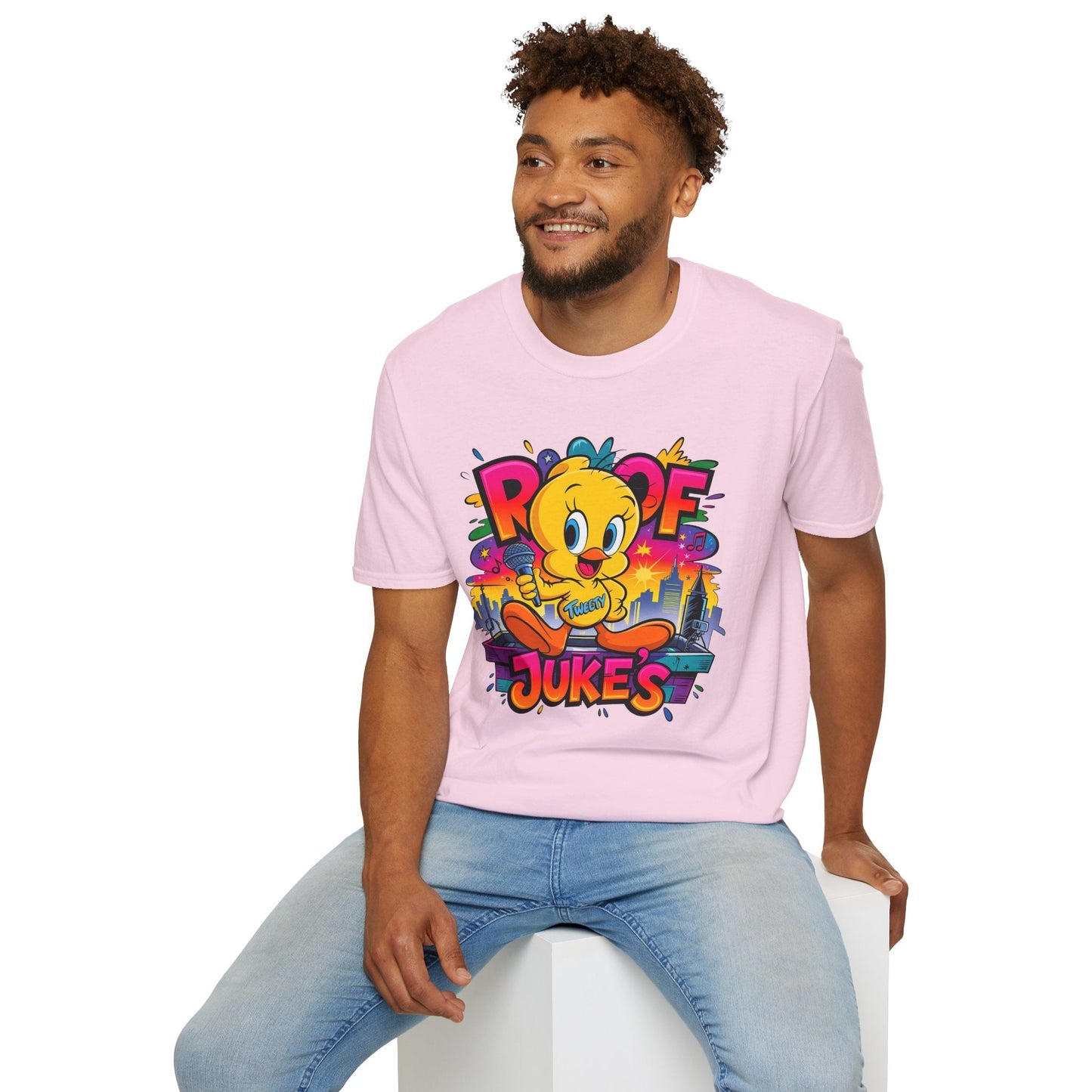 Unisex Cartoon T Shirt With Animation Design Versatile Funny Animals Tee Shirt Gildan Softstyle