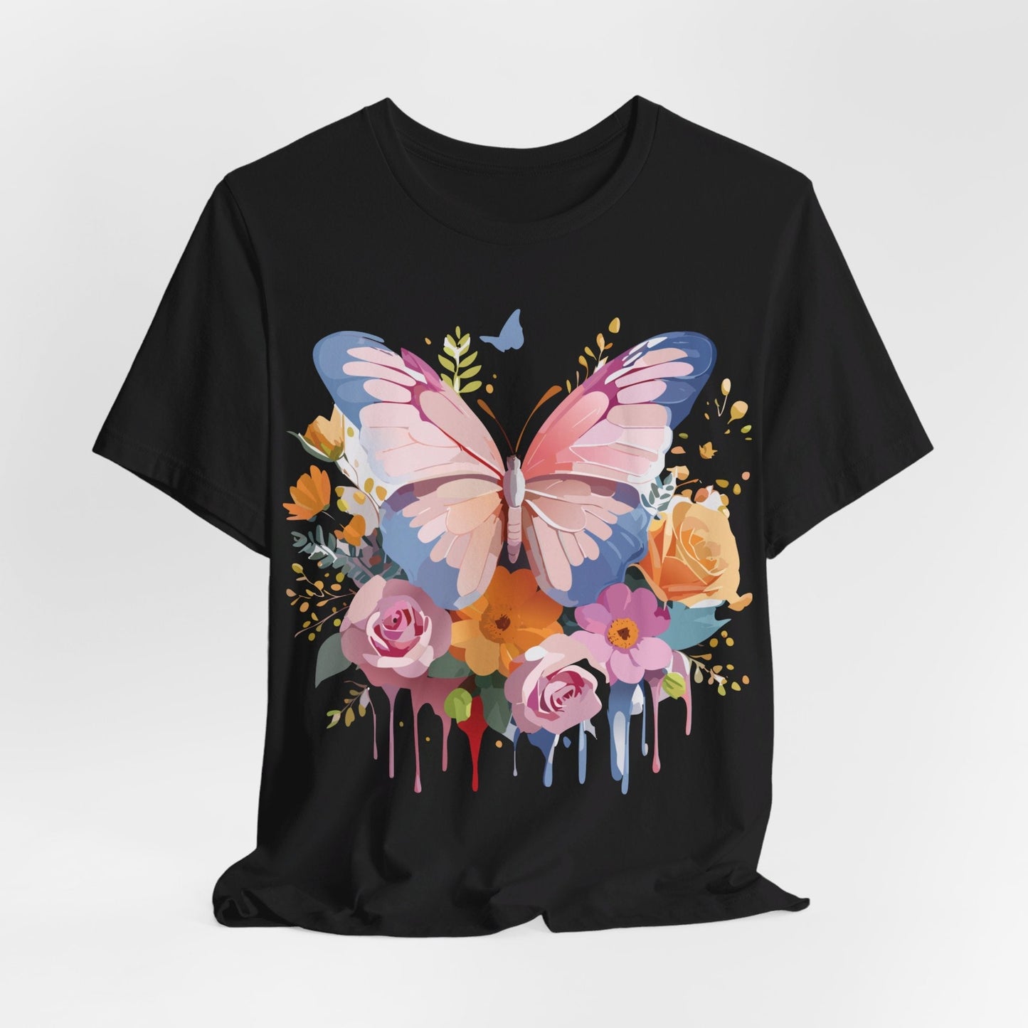 Butterfly Graphic Tee Unisex Short Sleeve Jersey Shirt By Adelpha