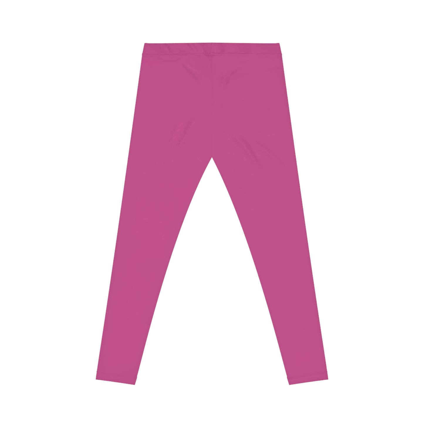 Fuchsia Plum Color Women's Poly-Span Casual Leggings XS-2XL