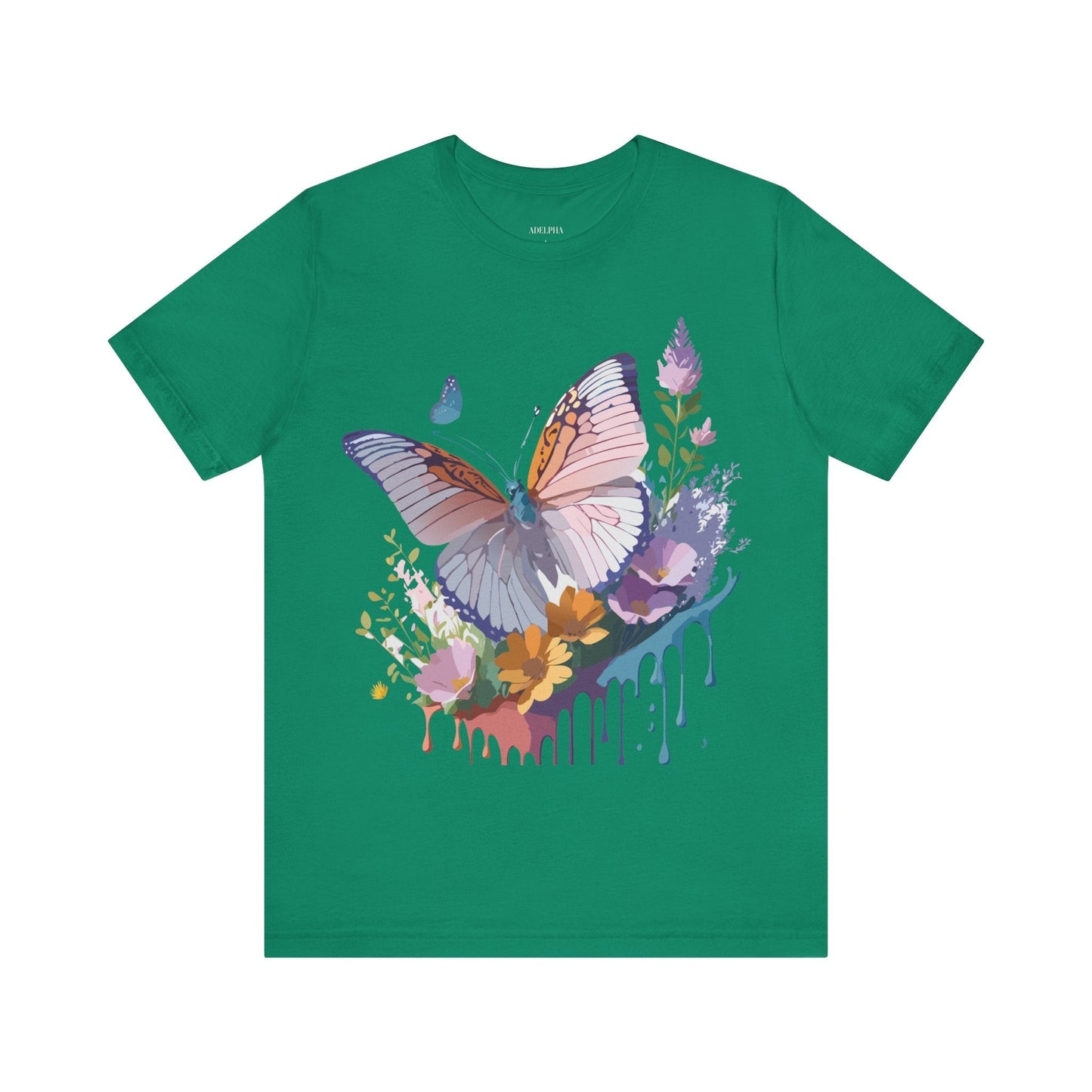 Butterfly Graphic Tee Unisex Adelpha Vintage Inspired Art Design Tee