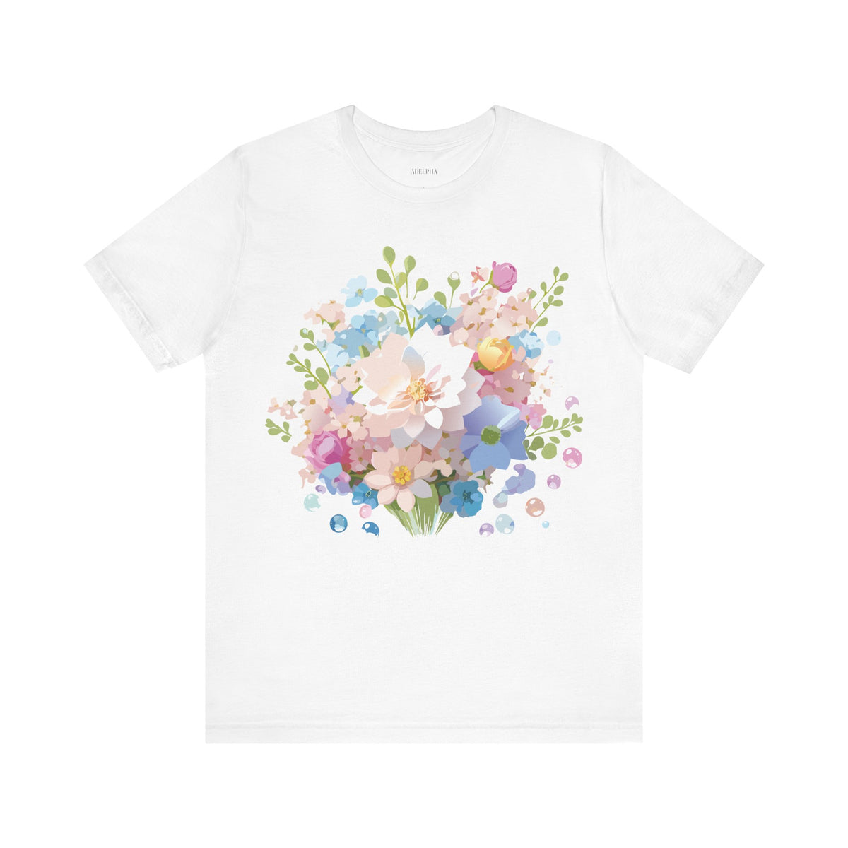Floral Graphic Tee Shirt - Bella+Canvas Unisex 100 Cotton 13