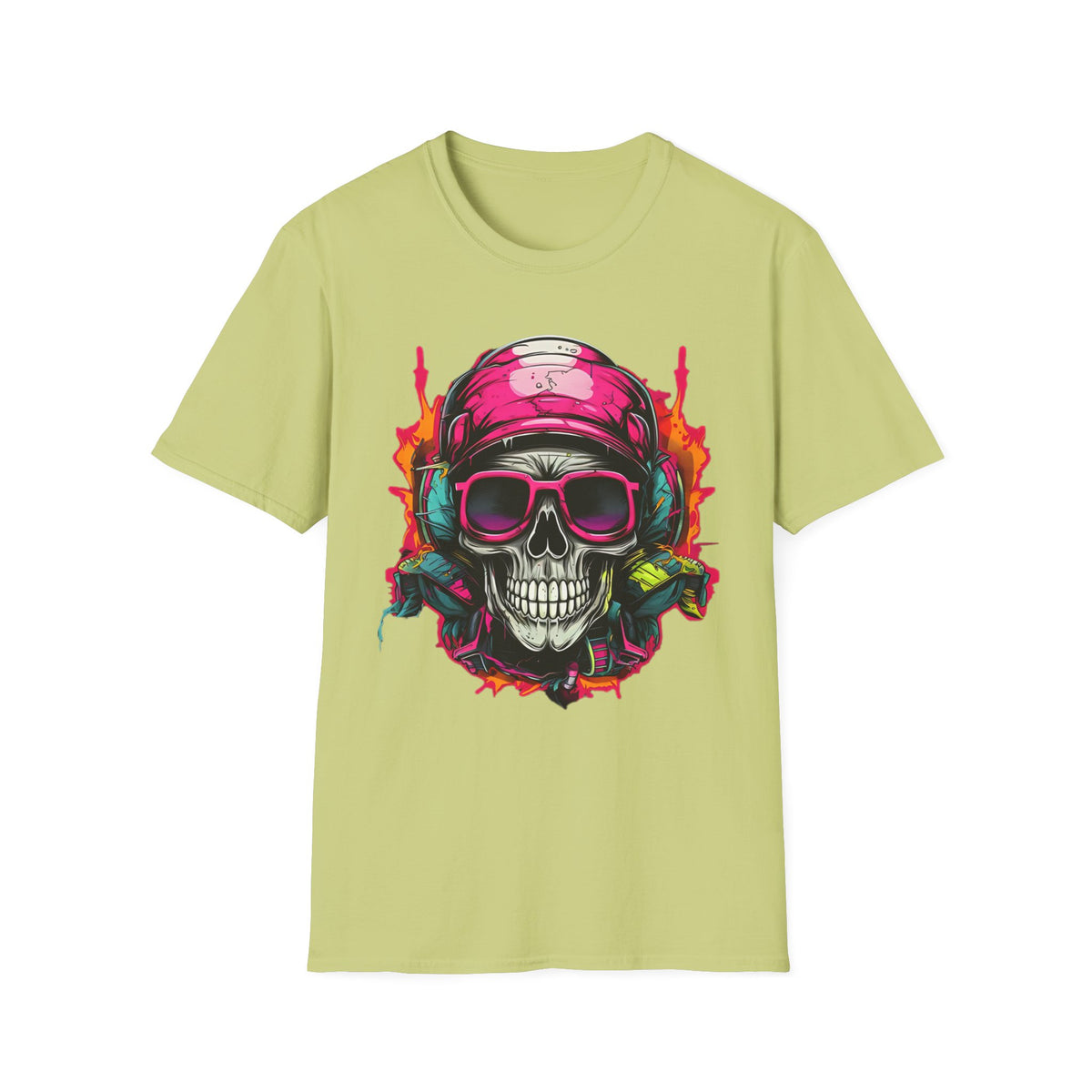 Skull Skeleton Graphic Tee Gildan Unisex 100 Cotton Tee Shirt h43