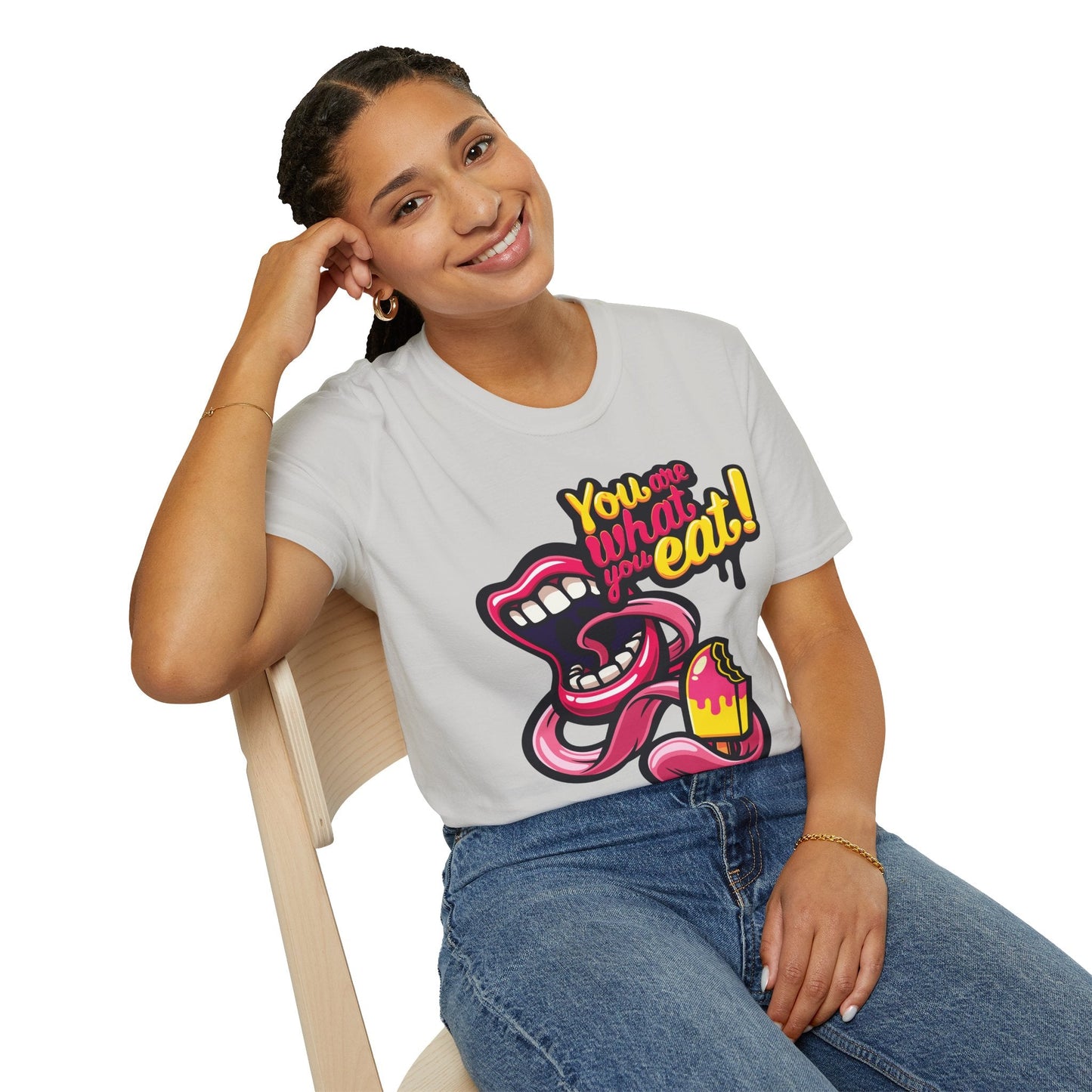 Cartoon T Shirt Animation T Shirt Funny Tee Shirt Unisex Softstyle Cotton Tee Premium