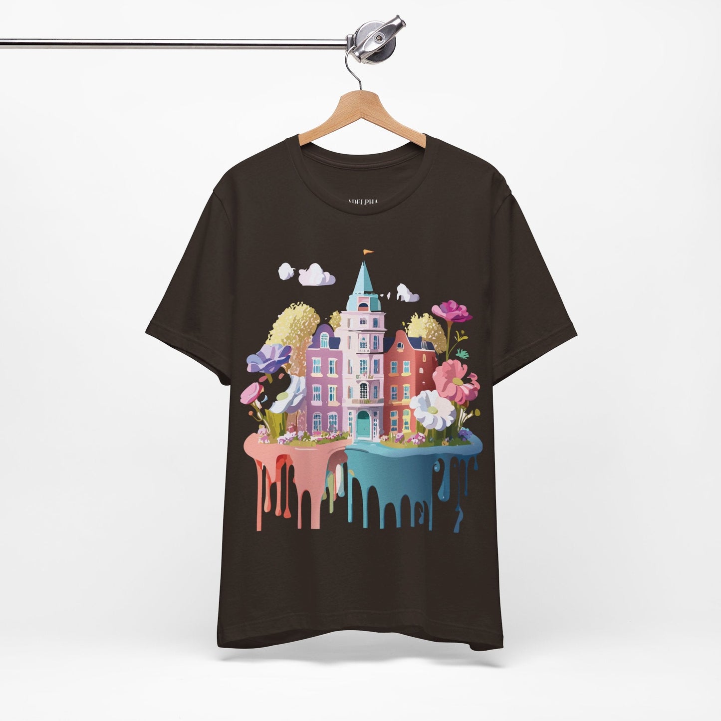 Amsterdam Tourist Shirt Unisex Graphic Tee Vintage Inspired Artwork Art Design By Adelpha