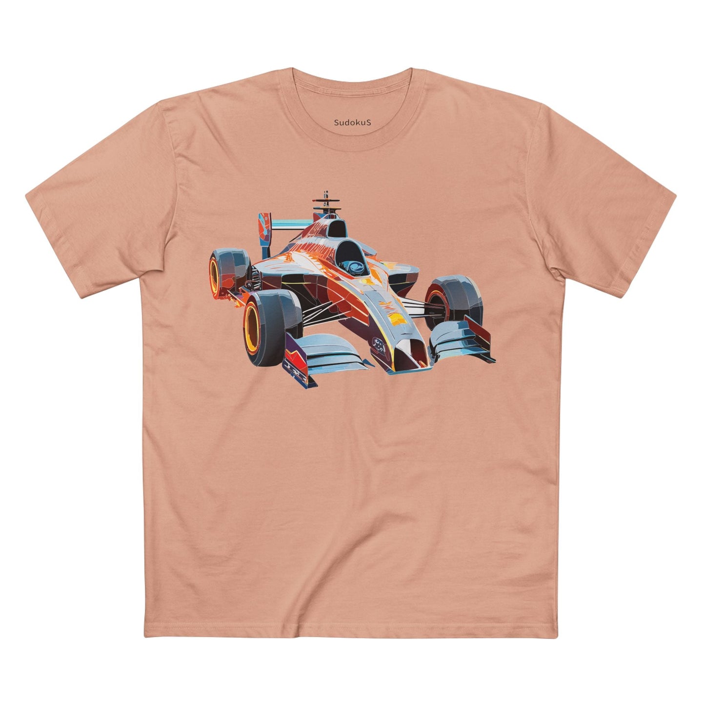 Car Graphic Unisex 100 Cotton Staple Tee 9