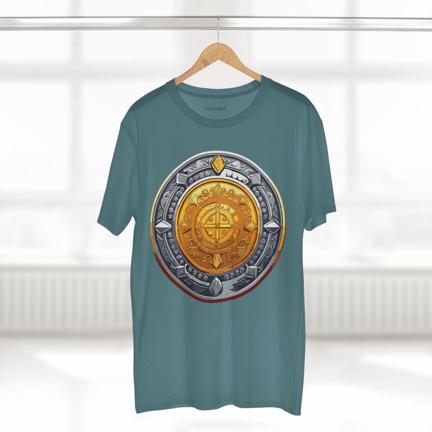 Antique Gold Coin Graphic Design T-Shirt Unisex 100 Cotton With Golden Print Artwork Tee 4