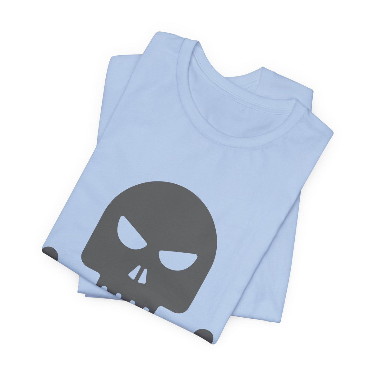 Camiseta unisex de algodón con calavera