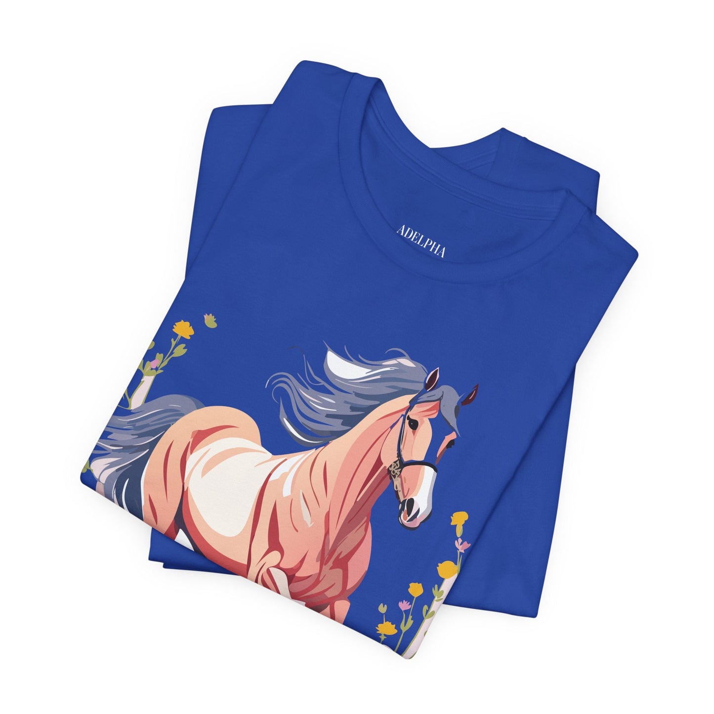 Horse Graphic Unisex 100 Cotton Vintage Animal Art T-Shirt 8
