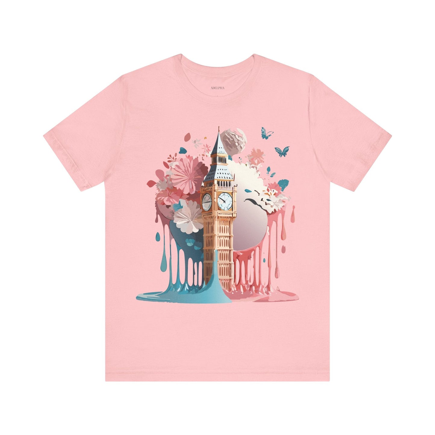 London Tourist Shirt Graphic Tee Unisex Vintage Inspired Artwork By Adelpha Original Collection