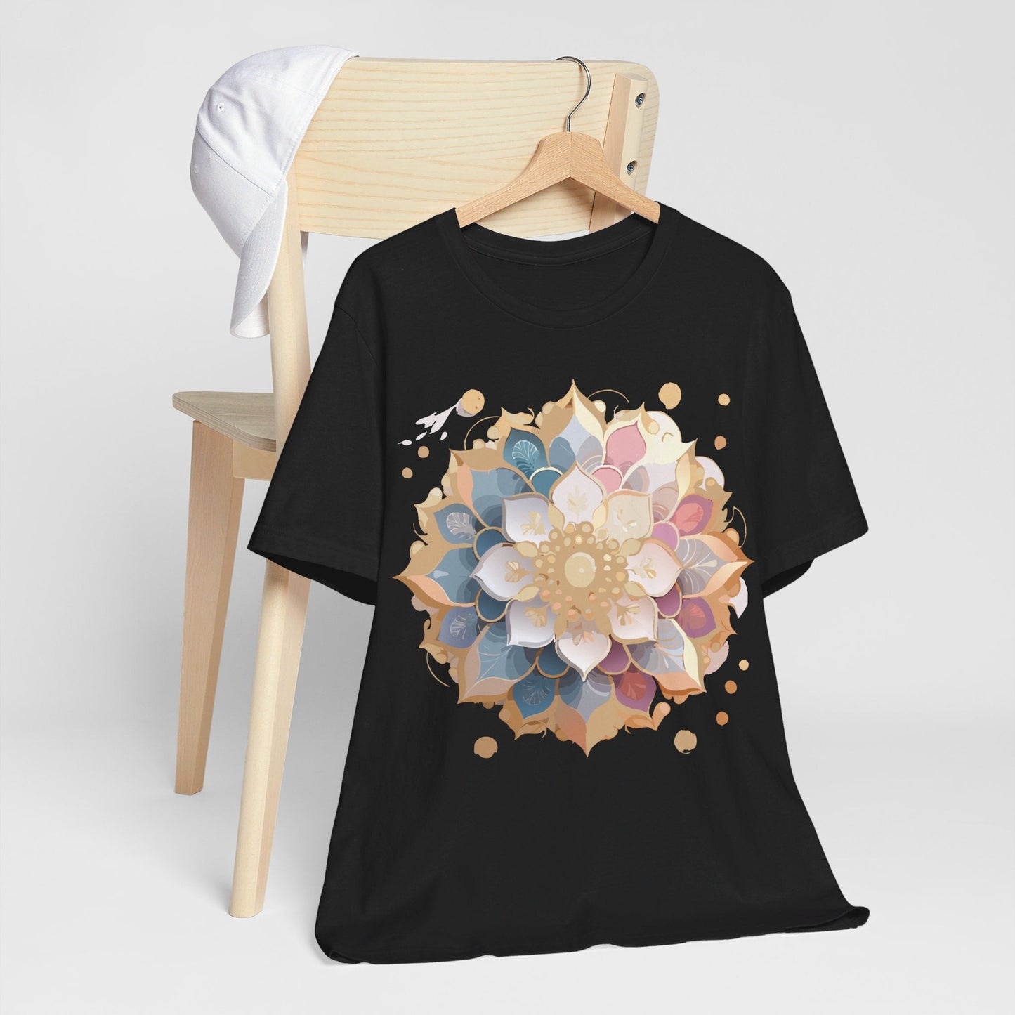 Mandala Graphic Tee Unisex Jersey Short Sleeve From Adelpha Vintage Inspired Artwork