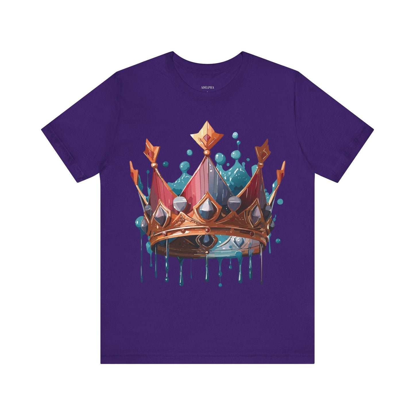 Crown Graphic Unisex 100 Cotton Vintage Artwork Tee 7