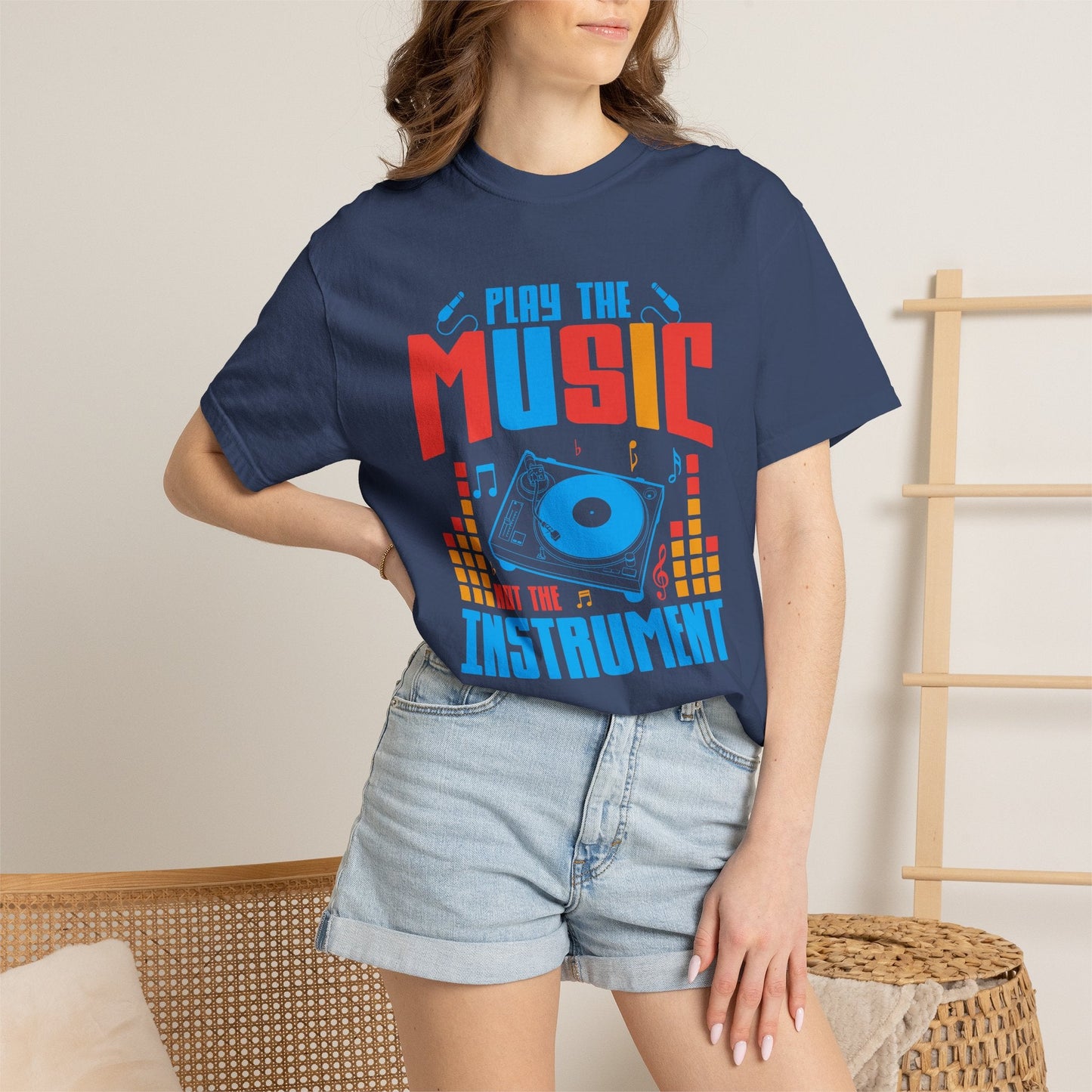 Music Graphic Design Unisex Cotton T-shirt 017