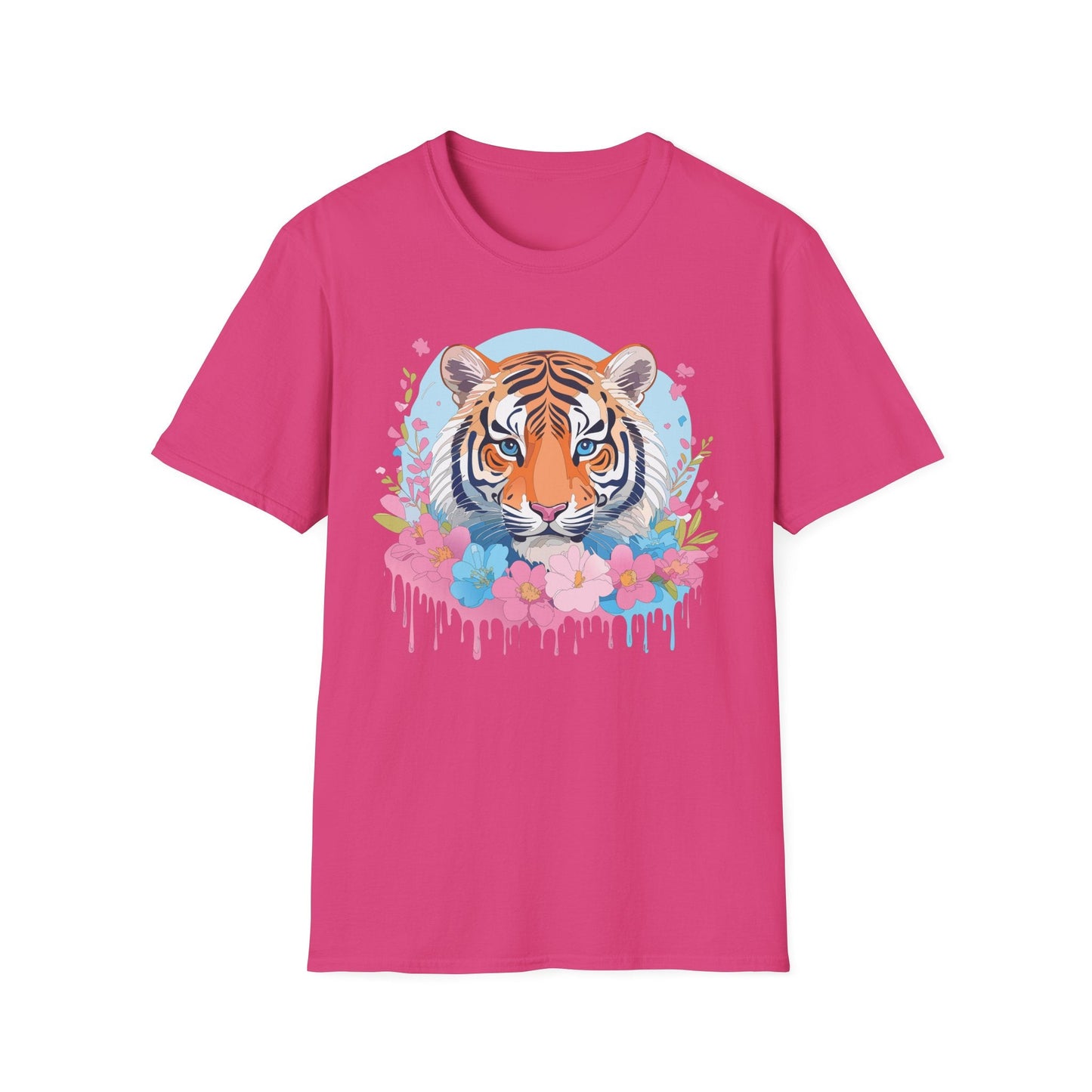 Tiger Shirt Unisex Softstyle T Shirt Gildan 64000 Animal Tee
