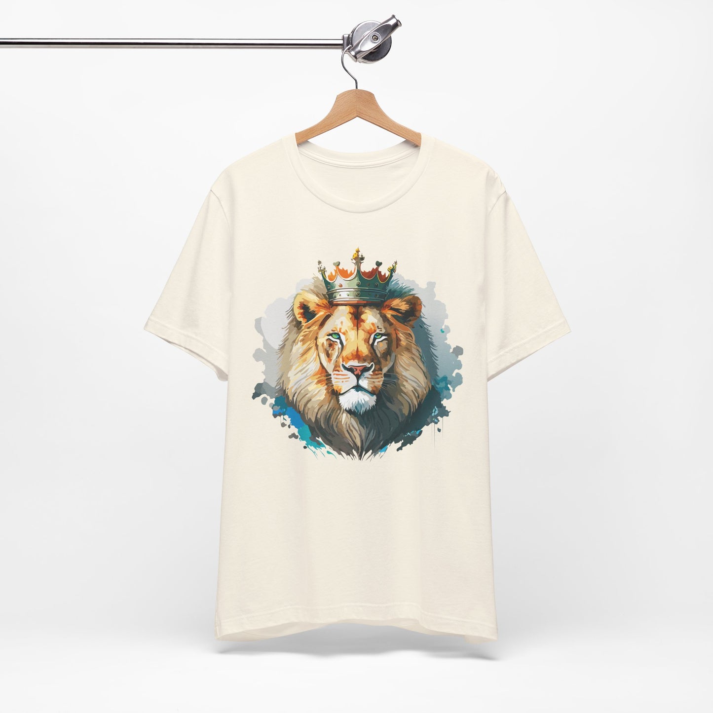 Lion Shirt, Animal Shirt, T-Shirt with Lion, Art Design Tee, Animal Tees, Safari T-Shirt, Crown Tee 13