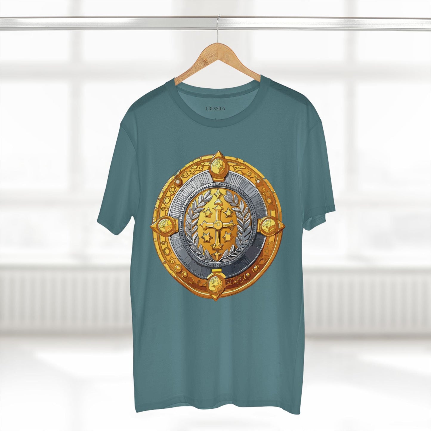 Antique Gold Coin Graphic Design T-Shirt Unisex 100 Cotton With Golden Print Artwork Tee 12