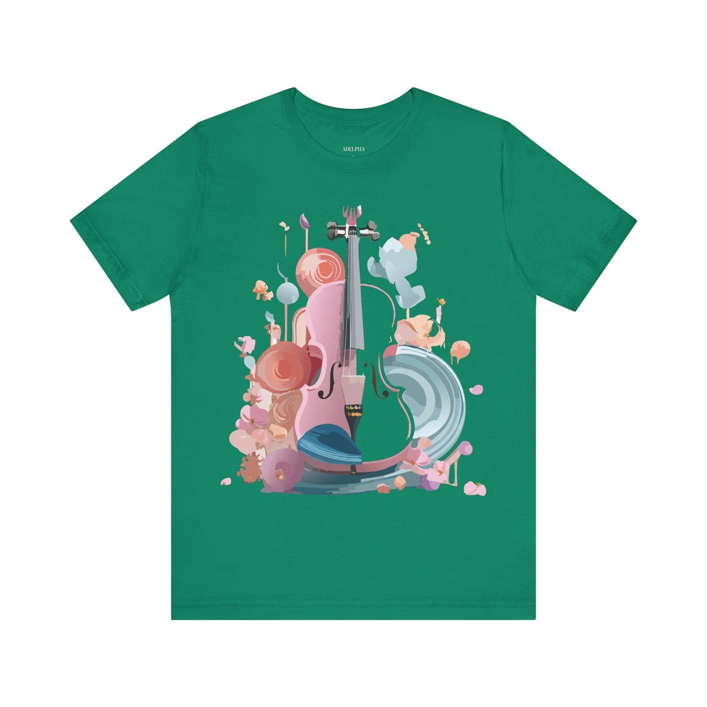 Adelpha Music Graphic T Shirt Unisex Short Sleeve Tee Vintage Inspired Artwork Edition