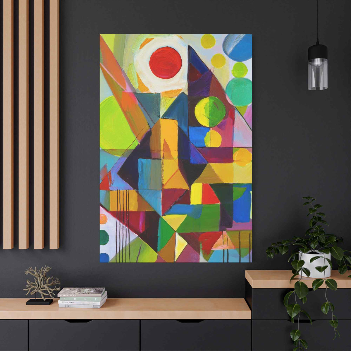 Abstract Painting Print Canvas 20x24,20x30,24x30, 24x32,24x36,30x40, 32x48,36x48,40x60 Pine-Wood Inner Frame ABS-6