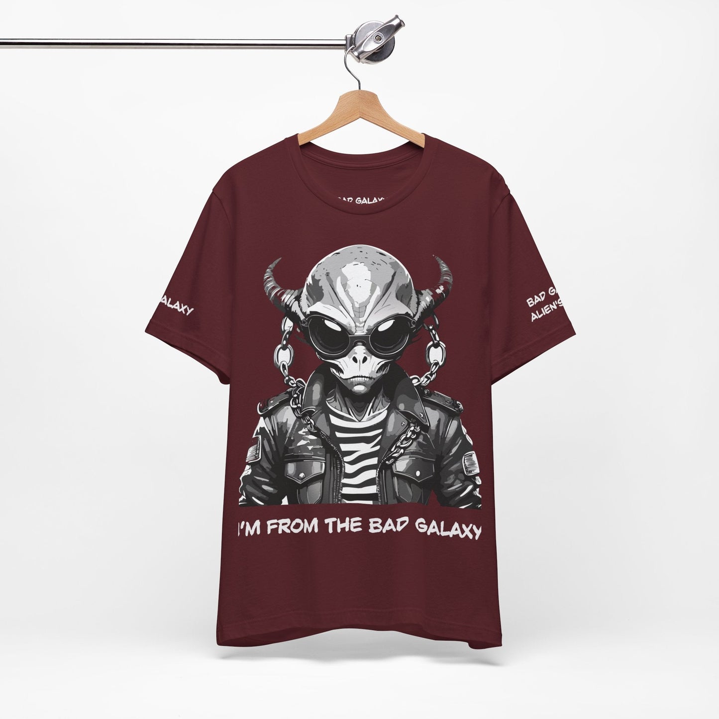 Alien T Shirt From Bad Galaxy Graphic Tee With Free Shipping Lightweight 100 Cotton USA Made