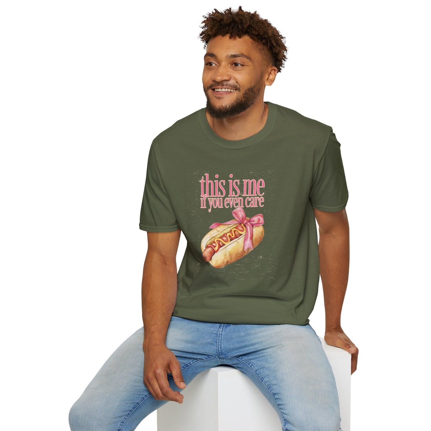 Funny Food T Shirt Unisex Softstyle Tee with Art Design Gildan 64000 100 Percent Ring Spun Cotton Lightweight Comfort