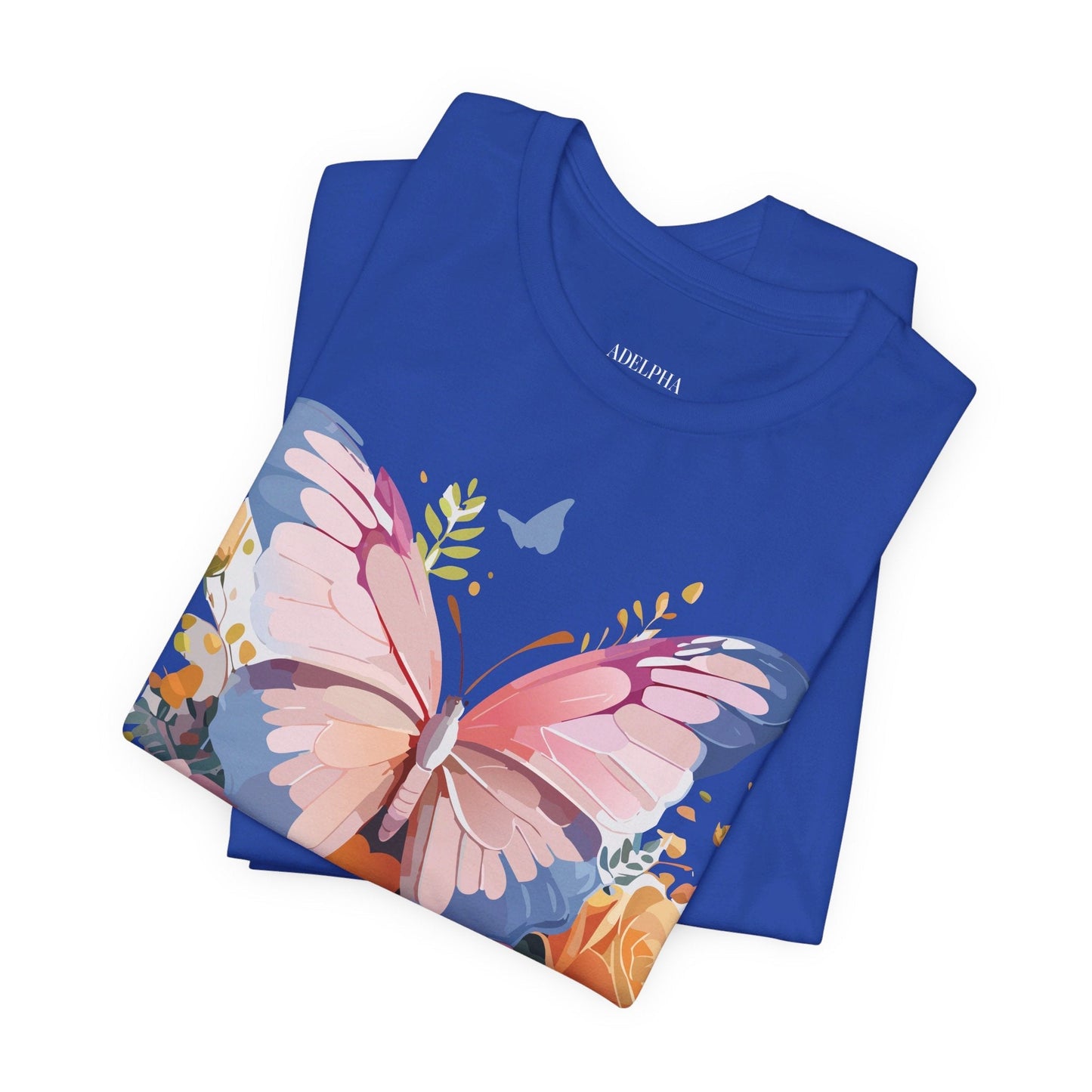 Butterfly Graphic Tee Unisex Short Sleeve Jersey Shirt By Adelpha