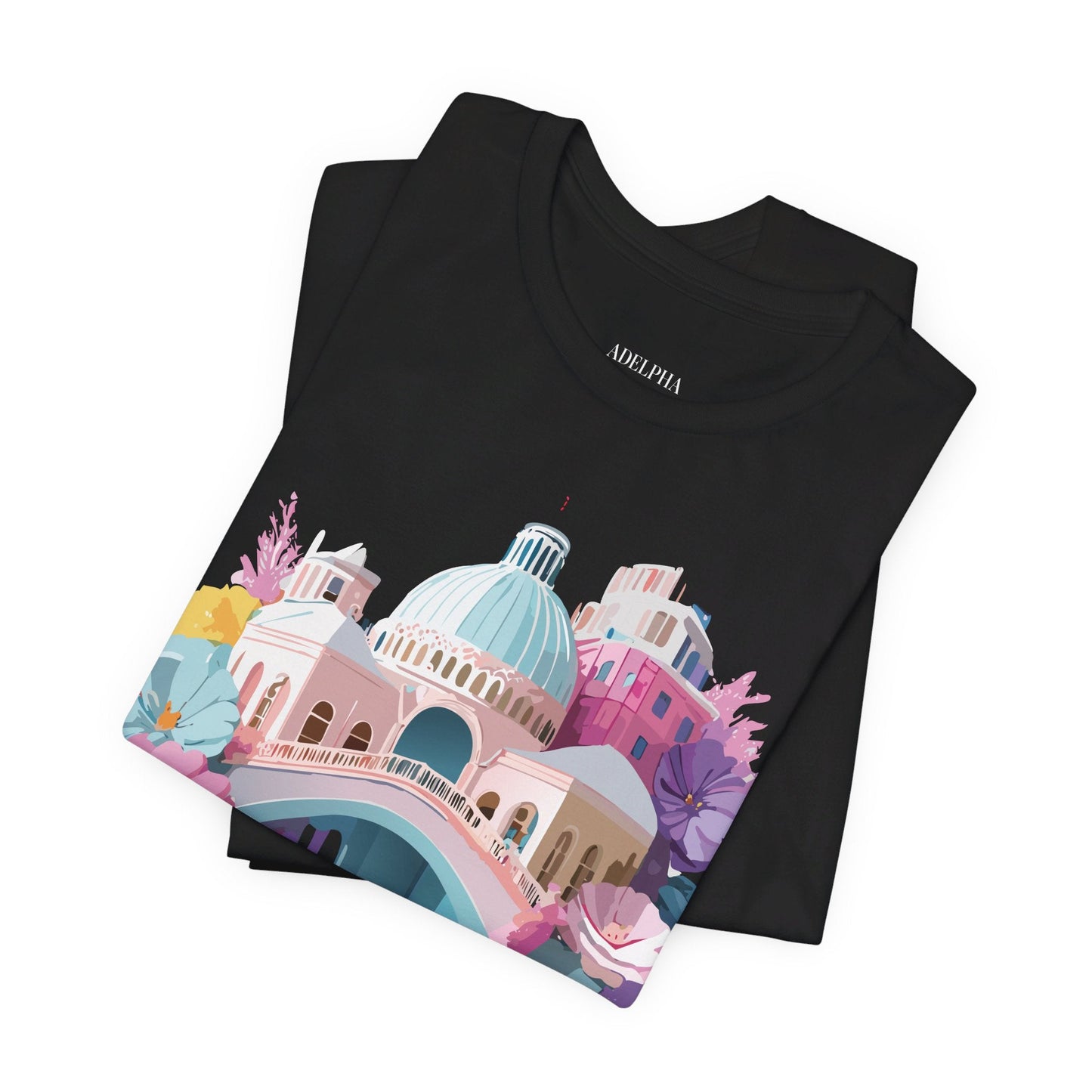 Venice Tourist Graphic Tee Unisex Jersey Short Sleeve Vintage Inspired Artwork Adelpha