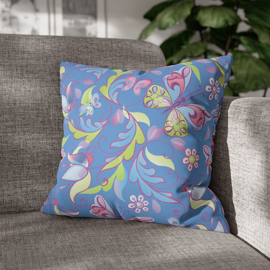 Floral Poly Pillowcase