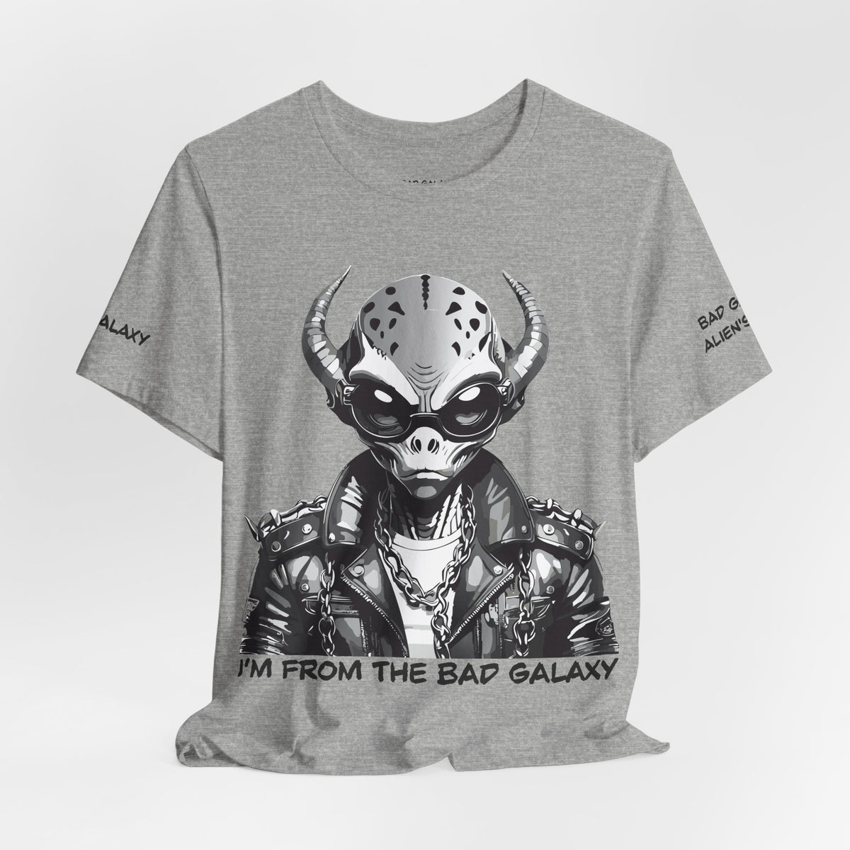 Alien Graphic Unisex Cotton Bella+Canvas Tee with Art Design b67