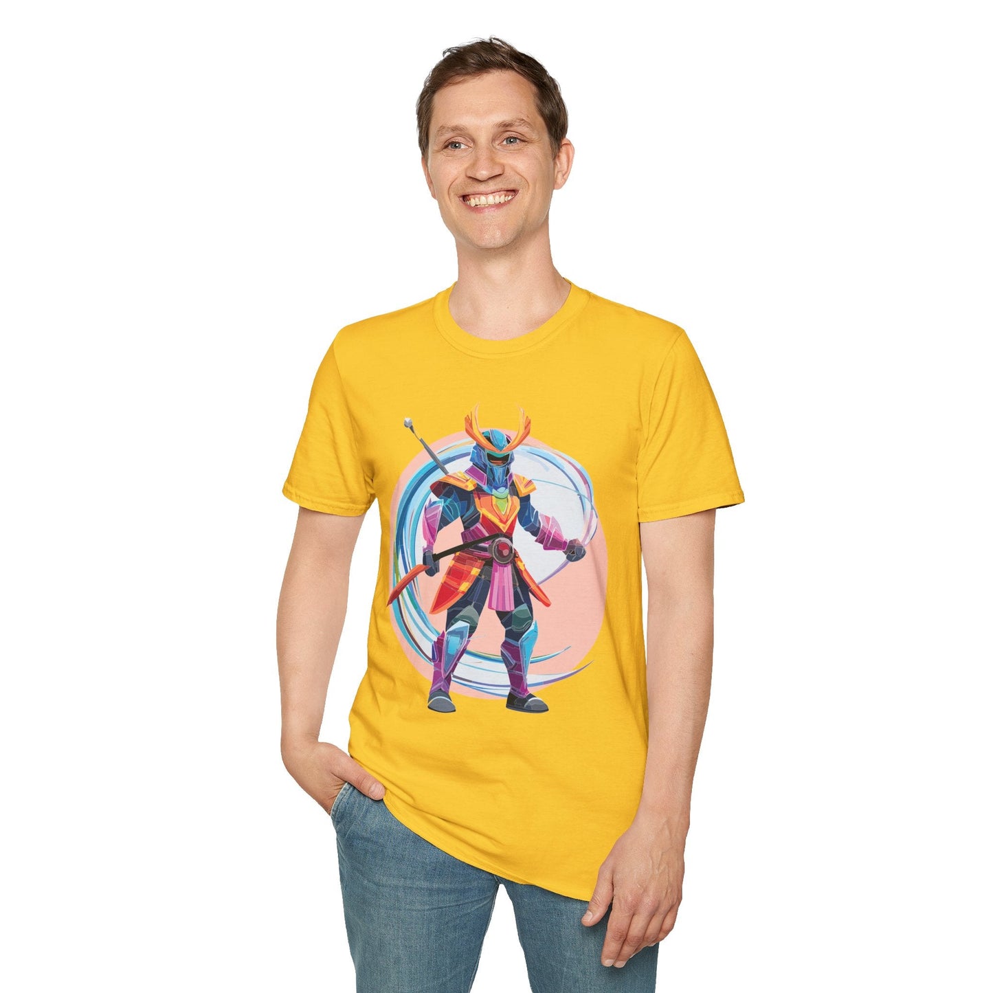 Samurai Shirt Unisex Softstyle T Shirt Gildan 64000 Ring Spun Cotton Tee For Everyday Comfort