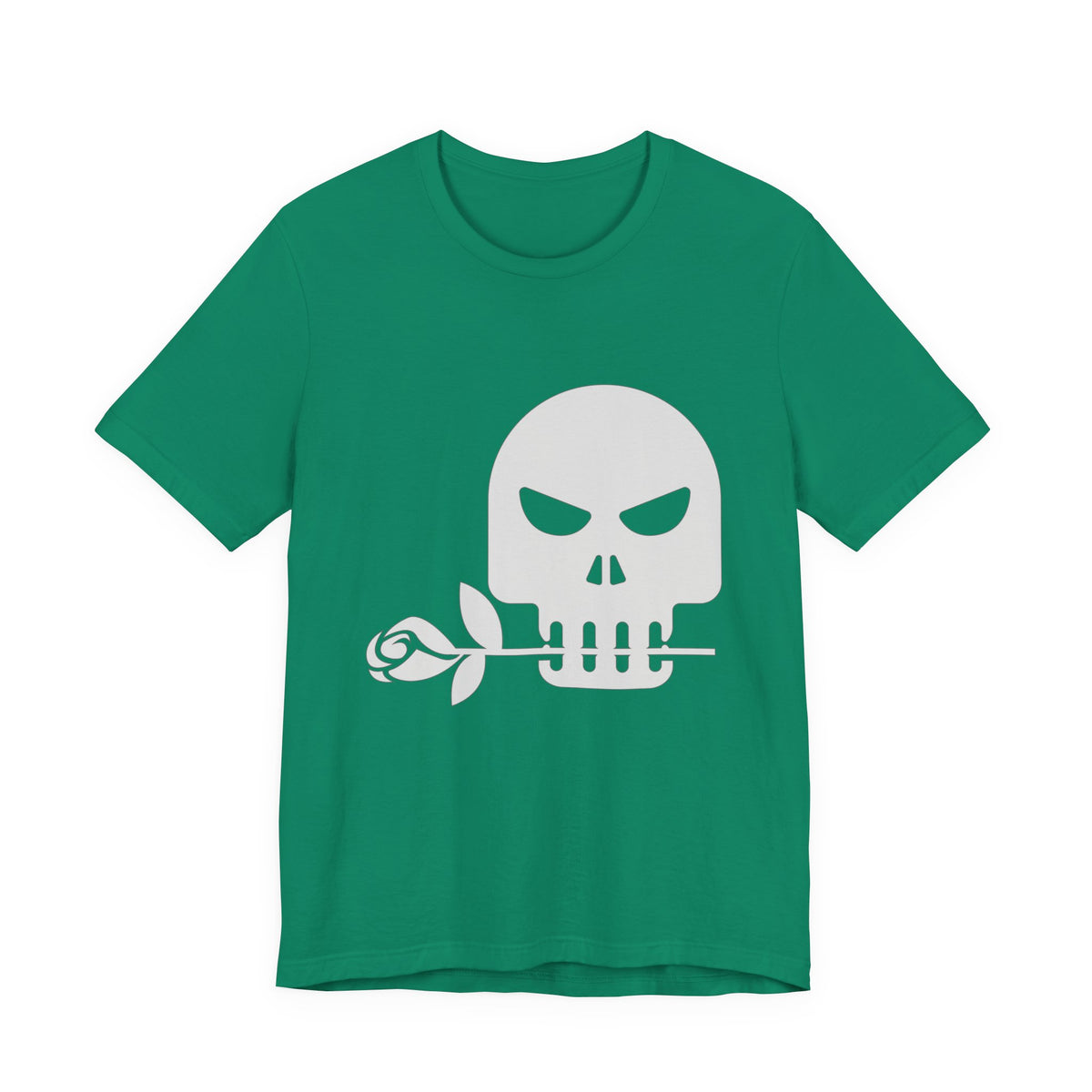 Camiseta unisex de algodón con calavera