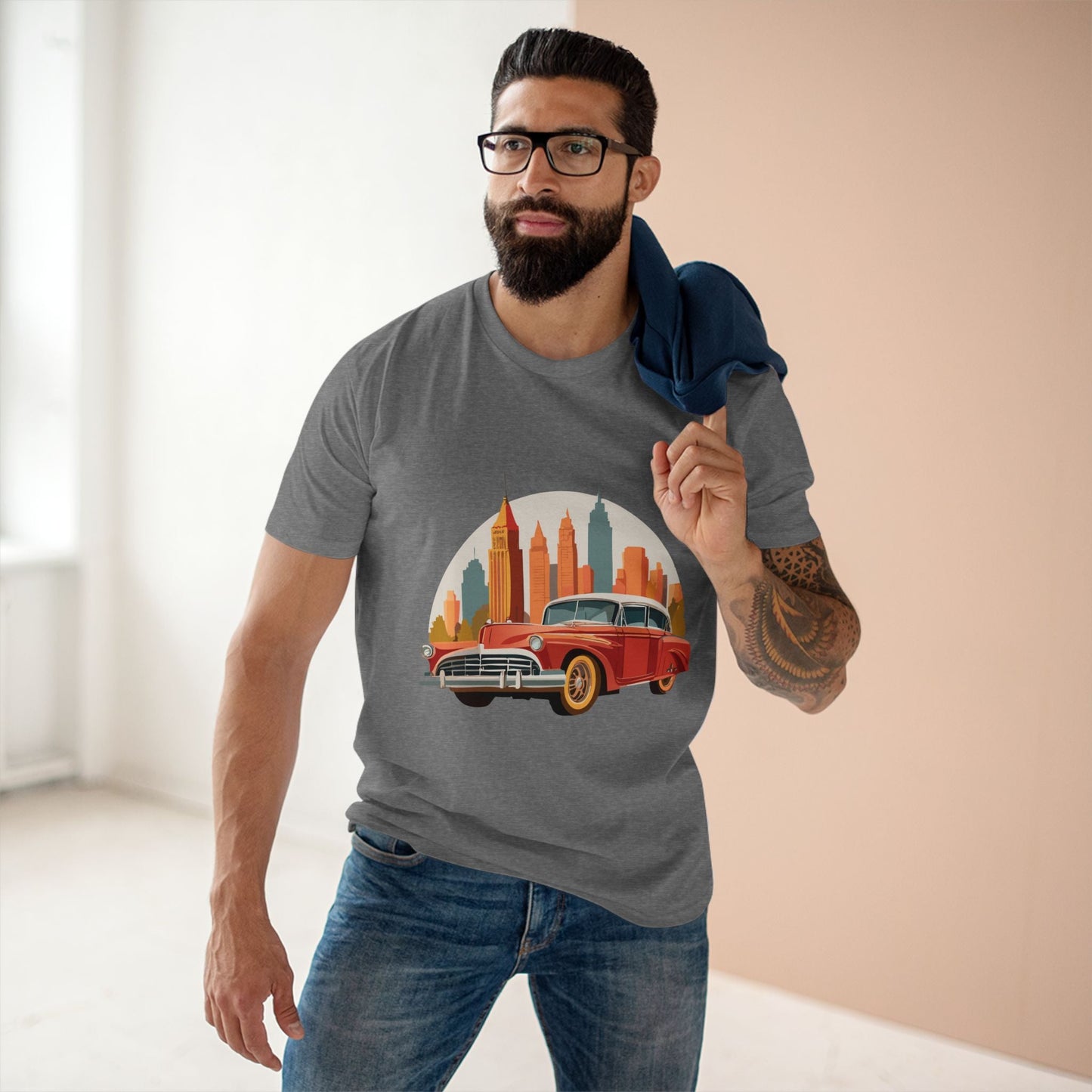 Retro Car Shirts Vintage Car Shirt RC2 Unisex Premium Cotton Tee With Original Art