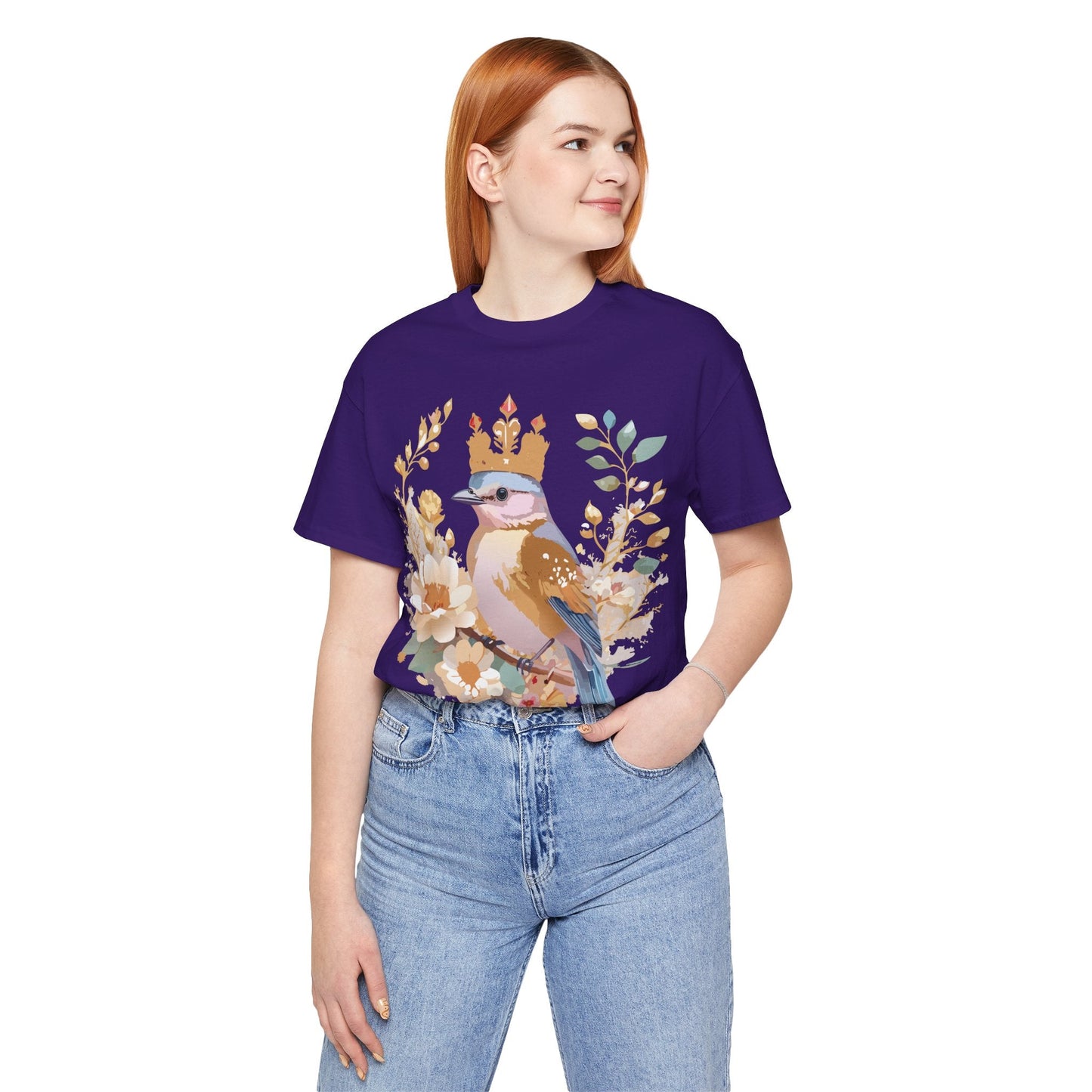 Medallion Graphic Tee Unisex Art Design Adelpha Vintage Inspired Short Sleeve Tee