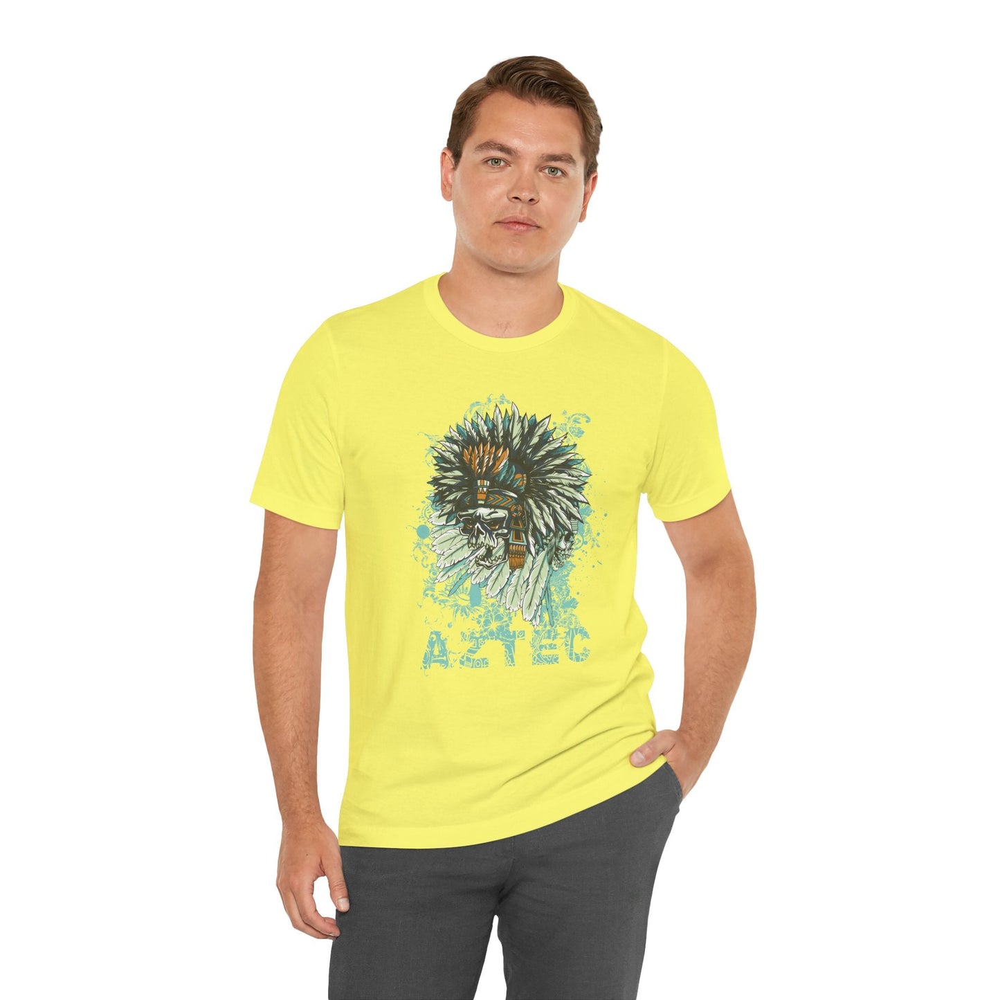 Skull Graphic Design Unisex Cotton Tee Shirt Art-14