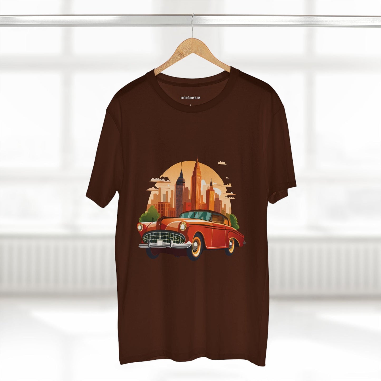 Retro Car Shirts Vintage Car Shirts RC1 Unisex Premium Cotton Tee With Original Art Design