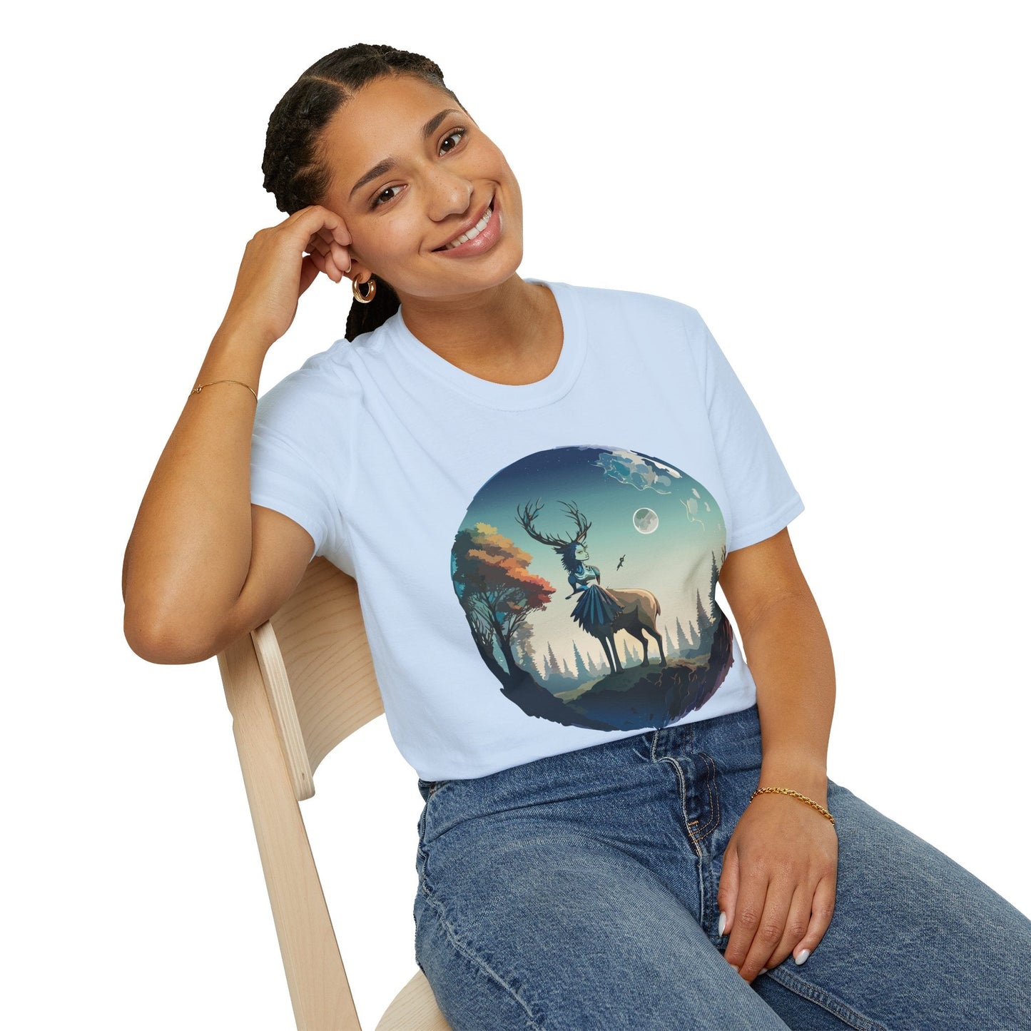 Womens Graphic T Shirts Art Design Tee Gildan Softstyle 64000 100 Percent Ring Spun Cotton Unisex