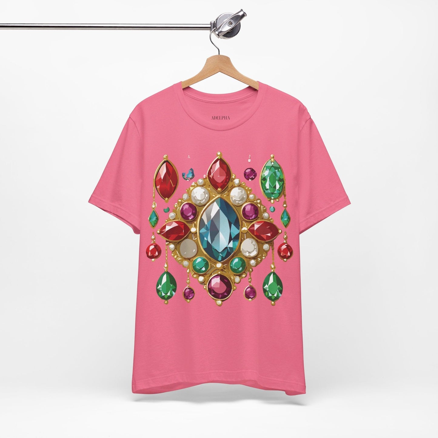 Jewelry Graphic Unisex 100 Cotton Vintage Treasure Art T-Shirt 44