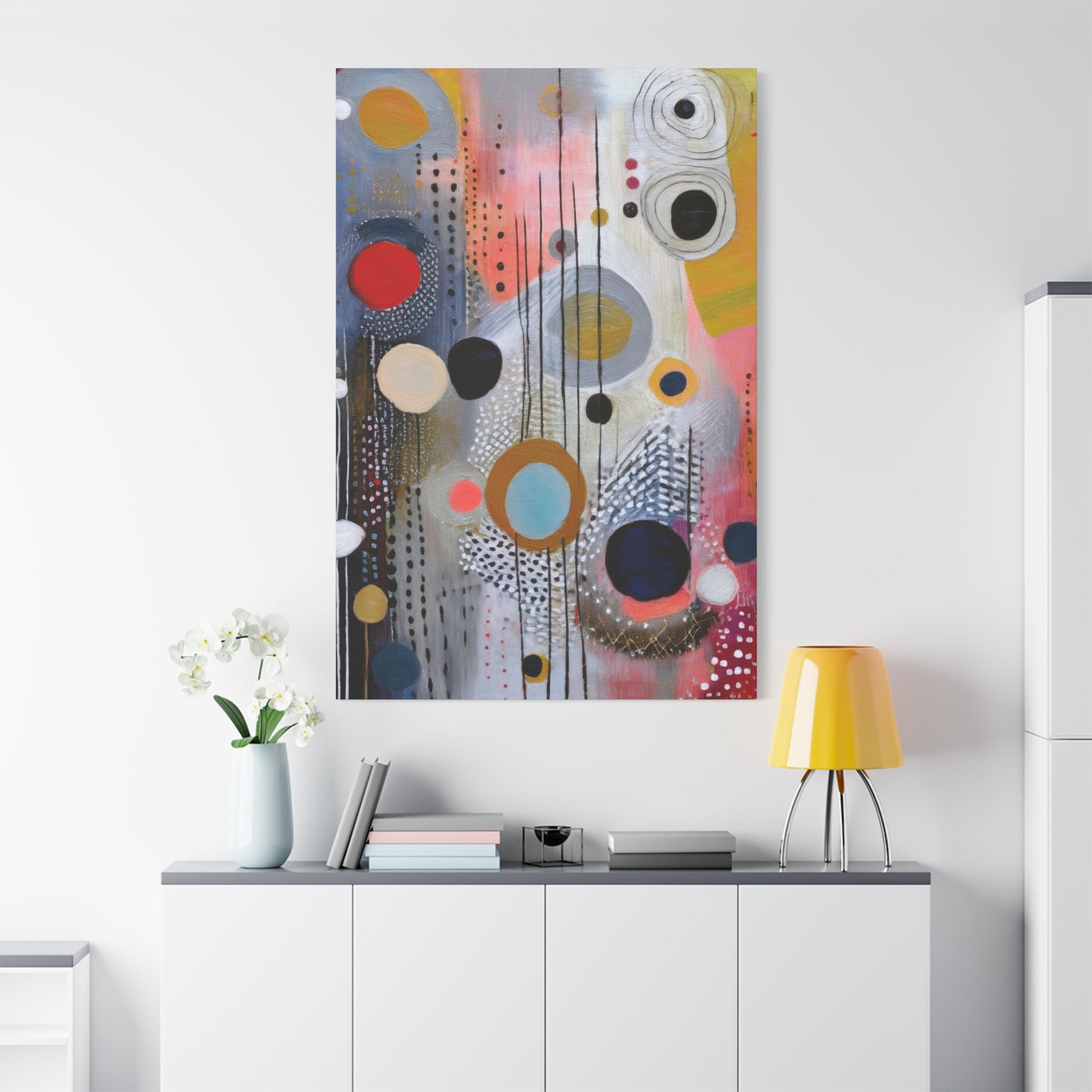 Abstract Oil Painting Print Canvas 20x24,20x30,24x30 24x32,24x36,30x40 32x48,36x48,40x60 Pine-Wood Inner Frame ABS-109