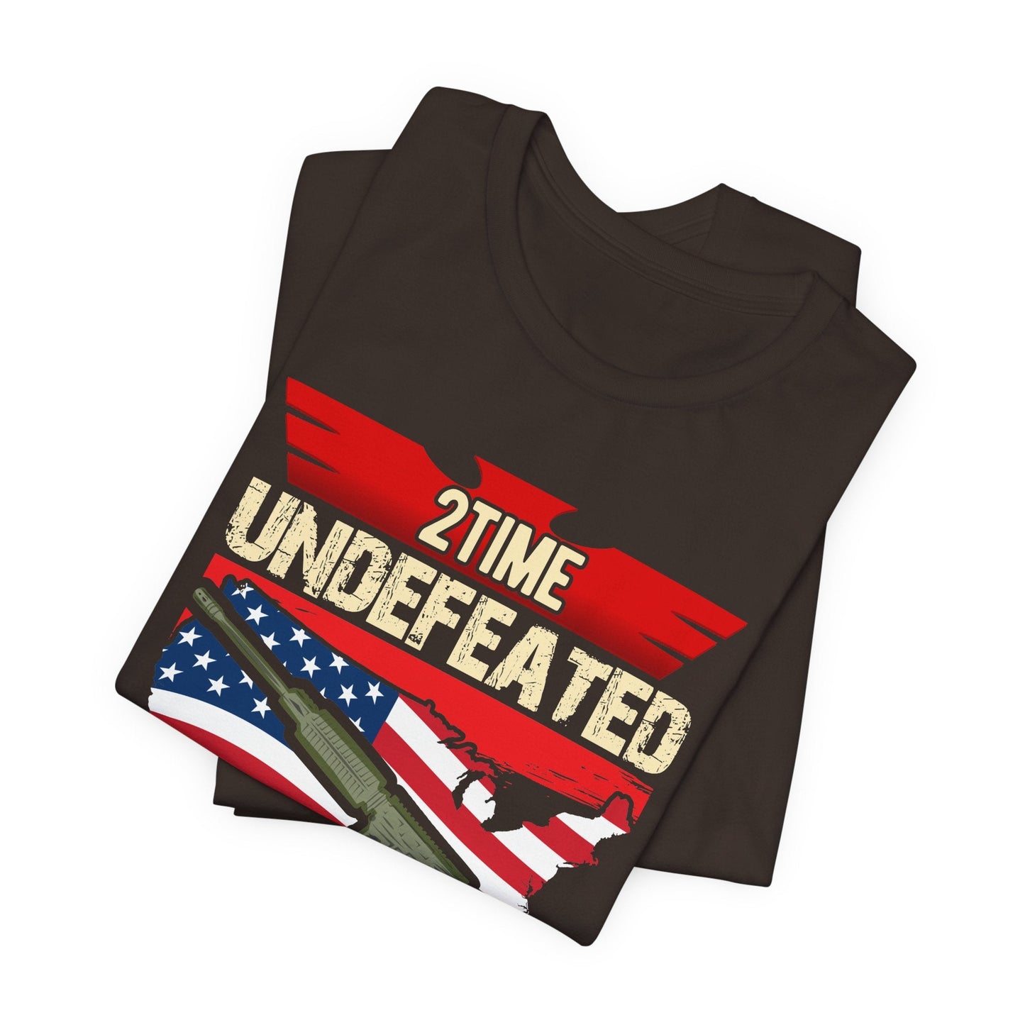 Army Veteran Patriotic Graphic Design Unisex Cotton T-Shirt v15