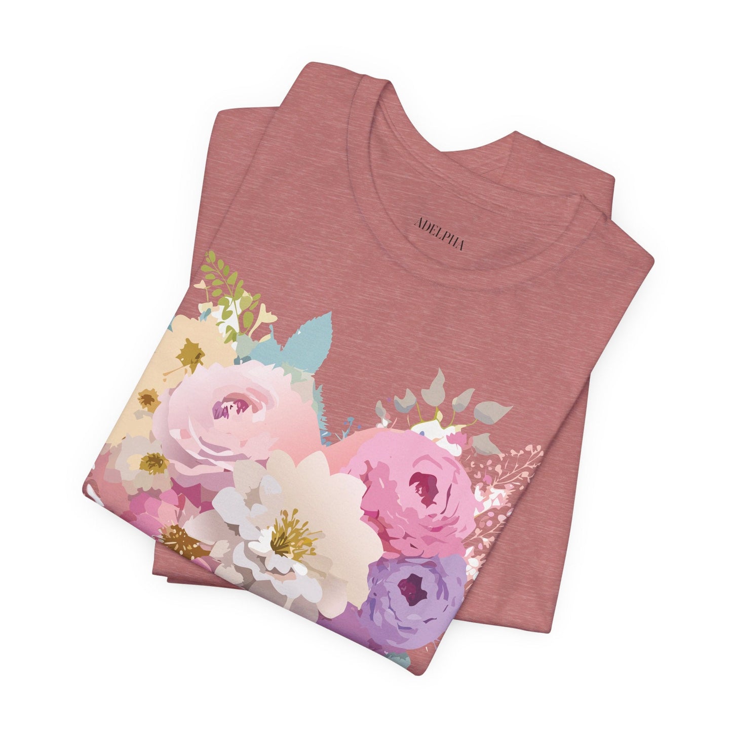 Valentine Graphic Tee Unisex Short Sleeve Shirt With Adelpha Vintage Artwork Design