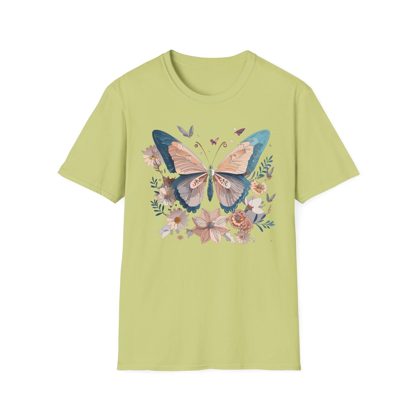 Monarch Butterfly T Shirt Unisex Softstyle Gildan 64000 Tee Lightweight Comfort Fit