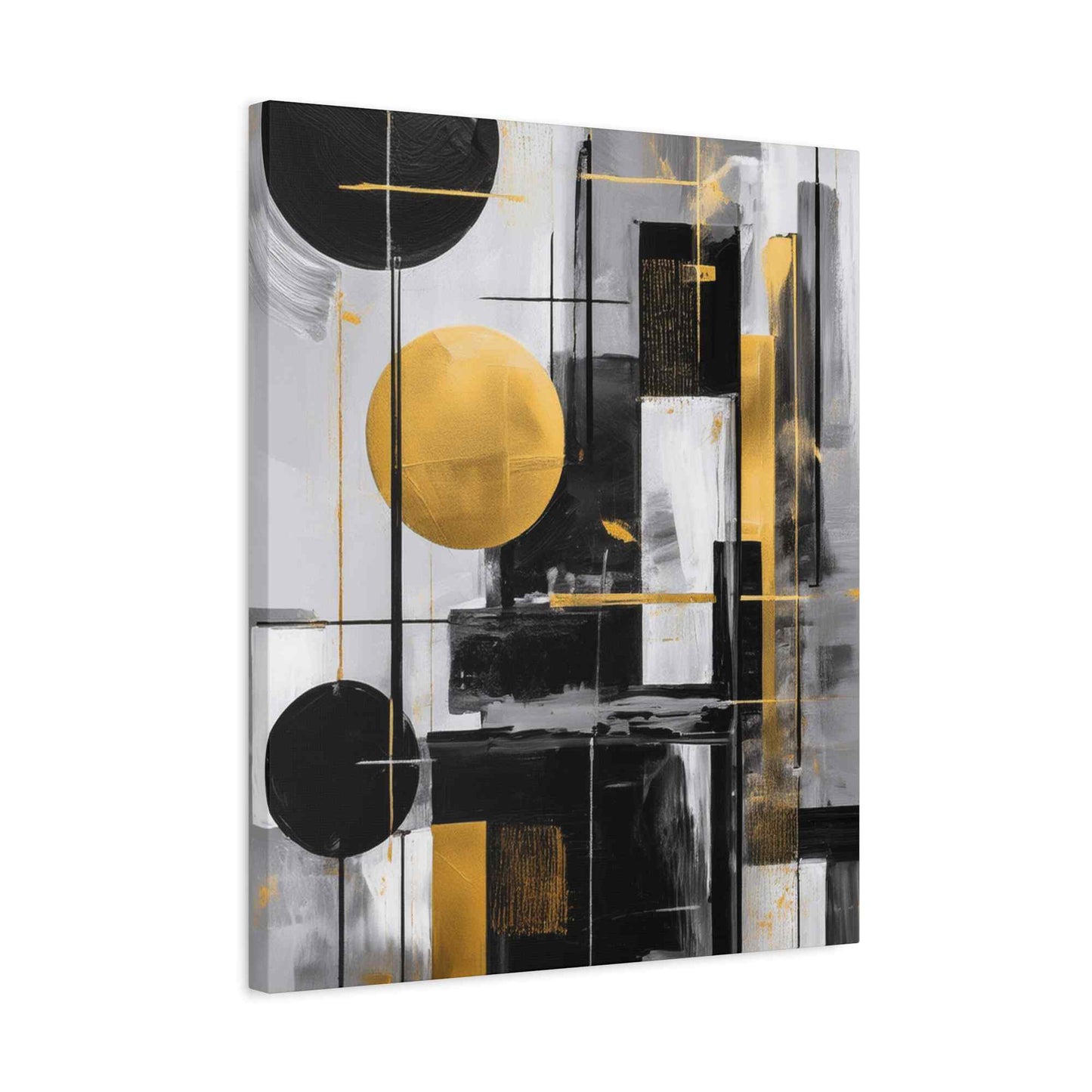 Black Abstract Painting Print Canvas 20x24,20x30,24x30, 24x32,24x36,30x40, 32x48,36x48,40x60 Pine-Wood Inner Frame ABS-21