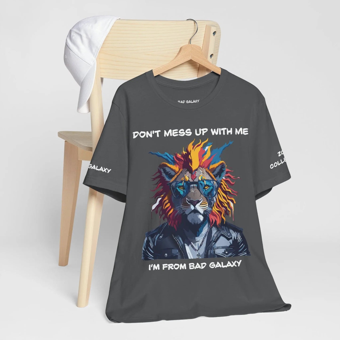 Animal T Shirt From Bad Galaxy Made To Order 100 Percent Cotton Eco Friendly Ink Free Shipping