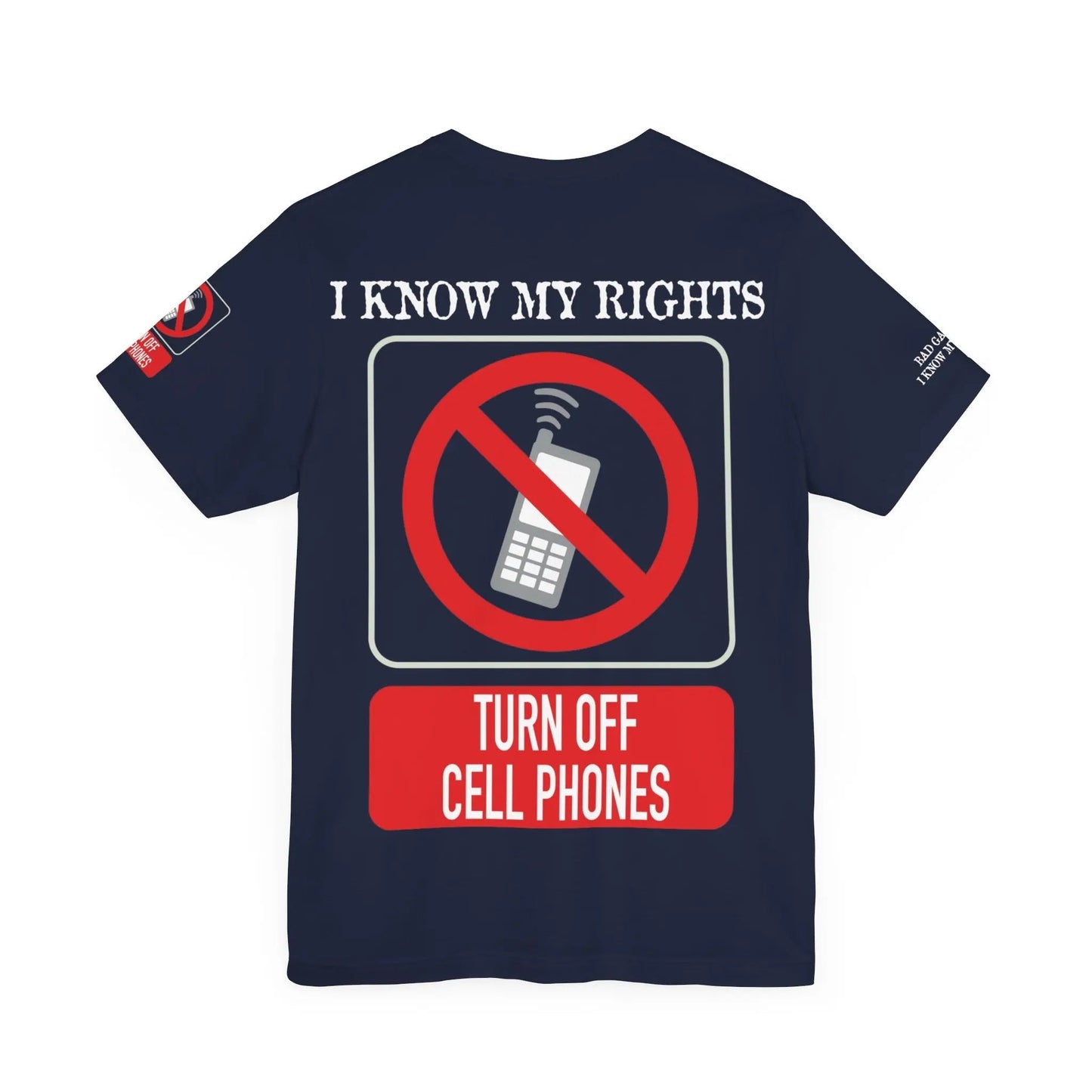 Red Stamp Tee Shirt 100 Percent Cotton From Bad Galaxy Eco Friendly Inks Made To Order In USA